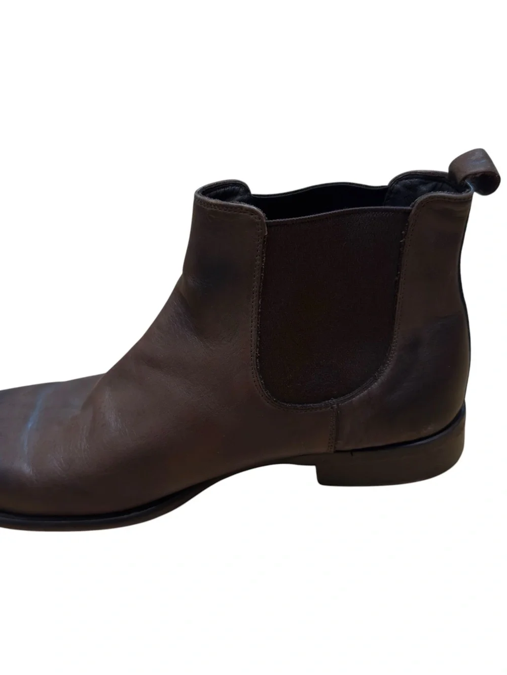 To Boot New York Brown Leather Chelsea Boots Men’s 8 Made in Italy Designer GUC